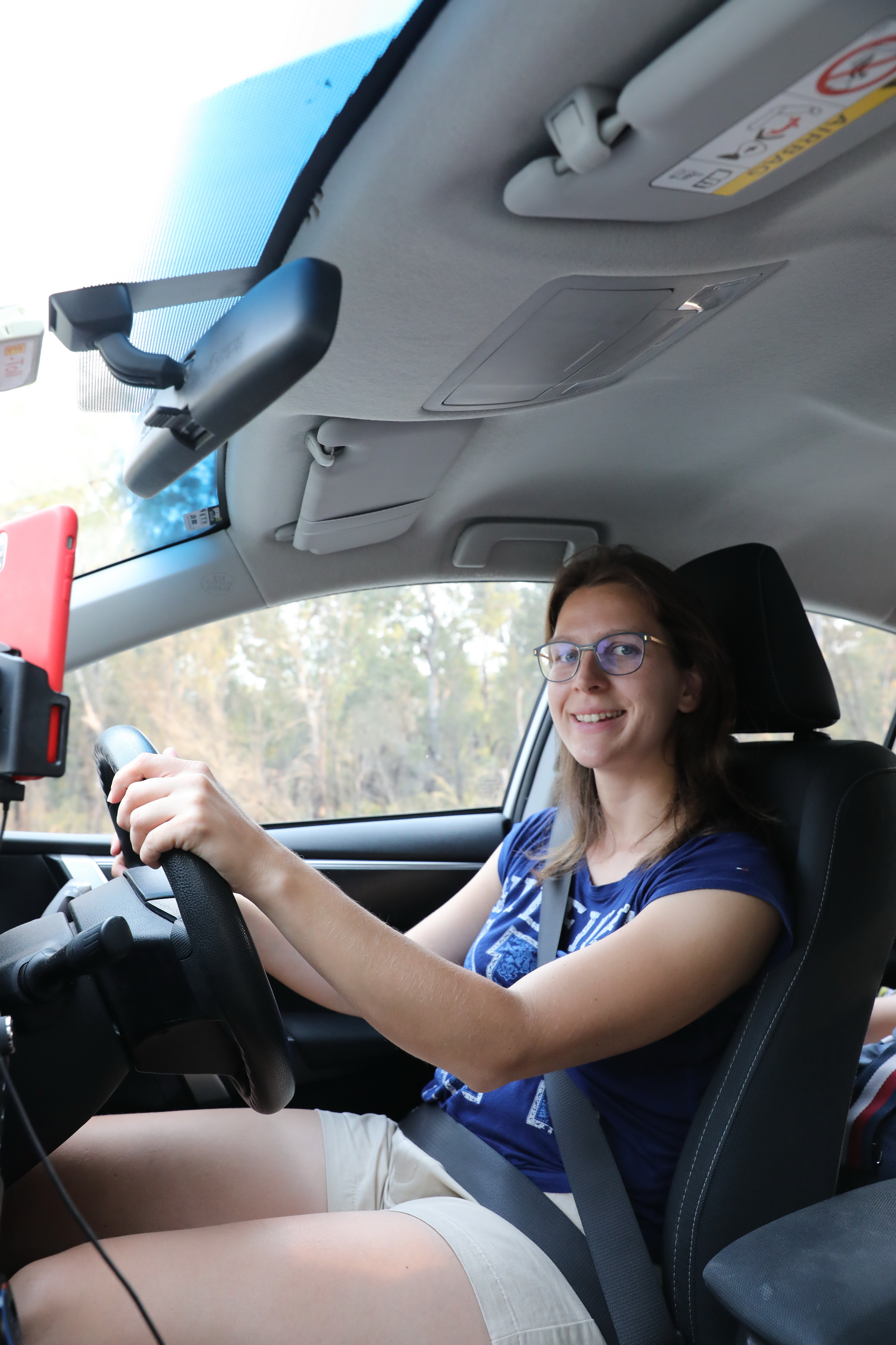 Endlich darf ich auch mal fahren :)